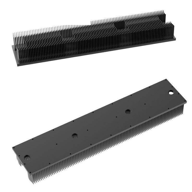 Skived Aluminum Fin Heatsink Skived Aluminum Fin Heatsink