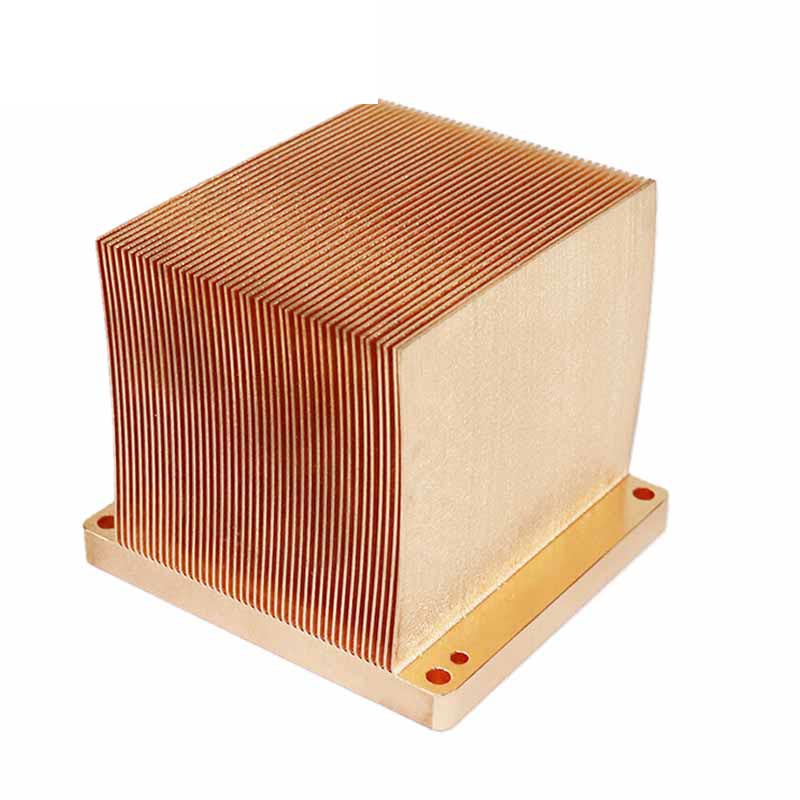 Copper Skiving Fin Heat Sink Copper Heat Sink Skiving Fin Heatsink